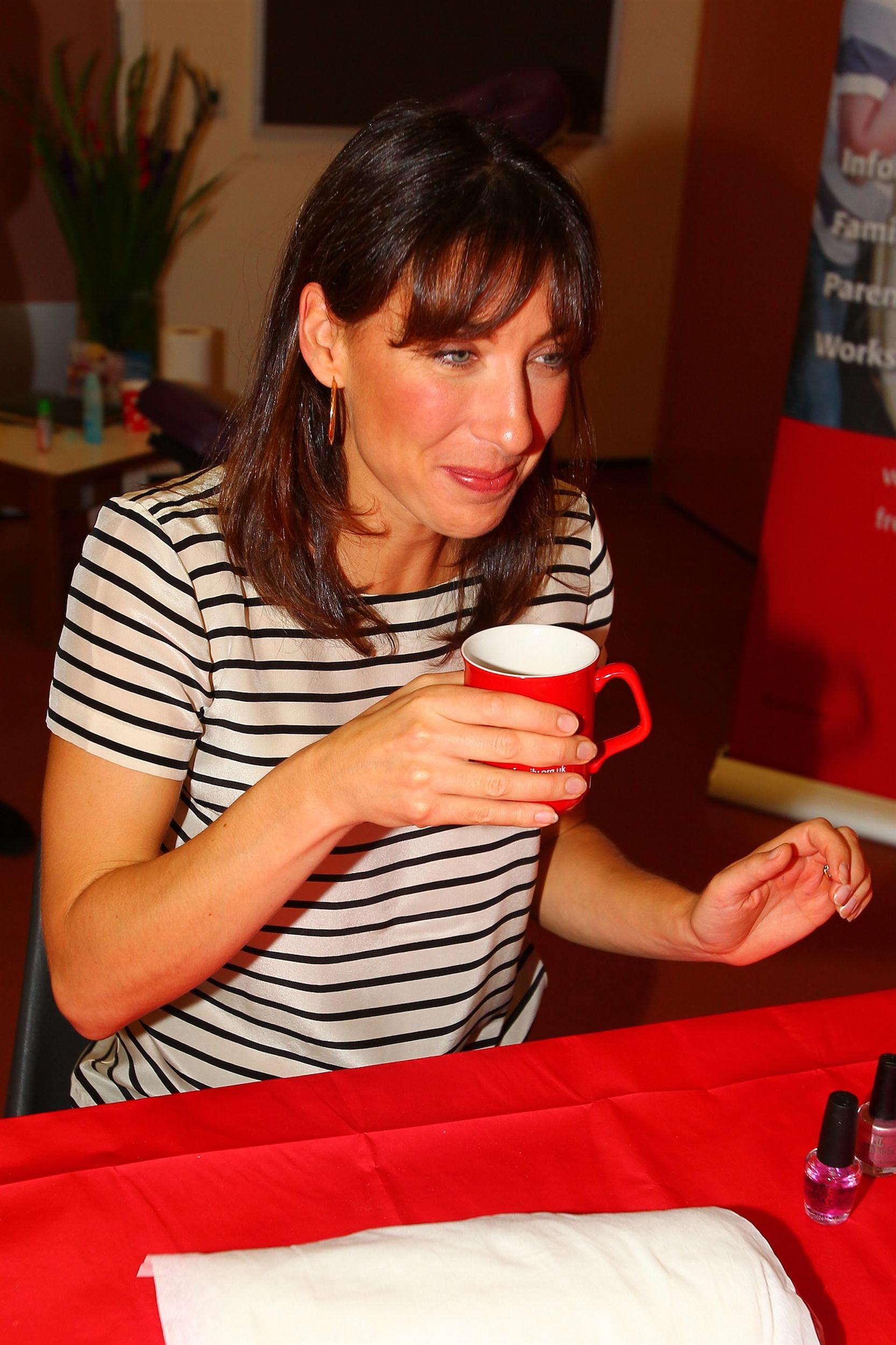 Samantha Cameron gives manicures at the launch of Contact a Family's campaign | Picture 101306